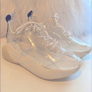 Authentic Stella McCartney clear sneakers